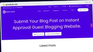 Publish Guest Post on grassdesk.com