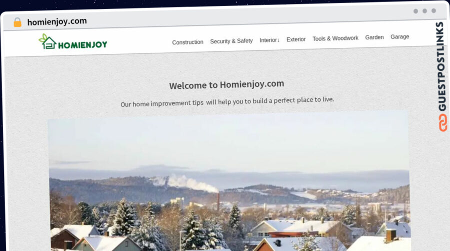 Publish Guest Post on homienjoy.com