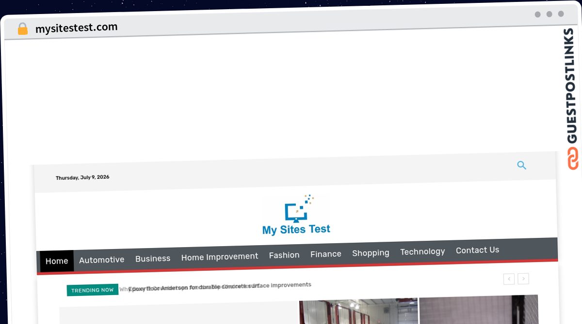Publish Guest Post on mysitestest.com