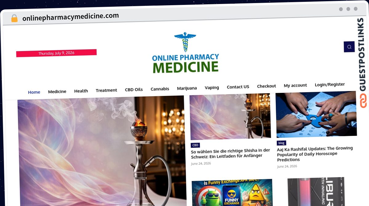 Publish Guest Post on onlinepharmacymedicine.com