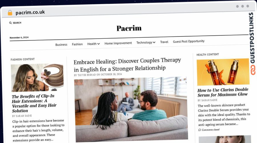 Publish Guest Post on pacrim.co.uk