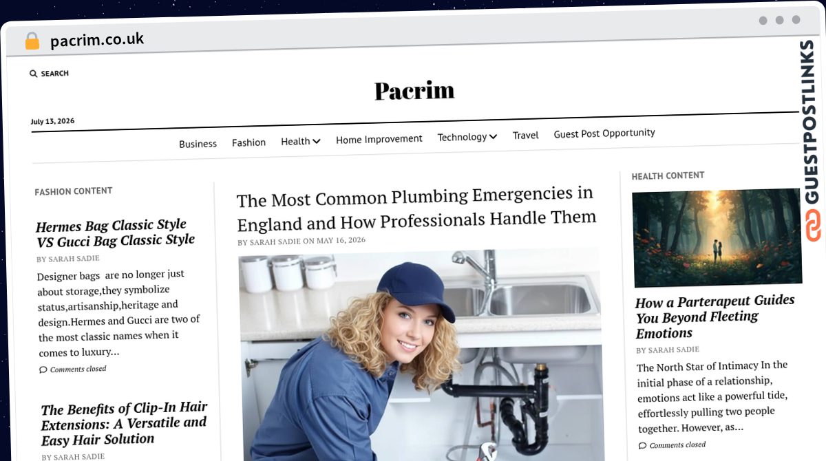 Publish Guest Post on pacrim.co.uk