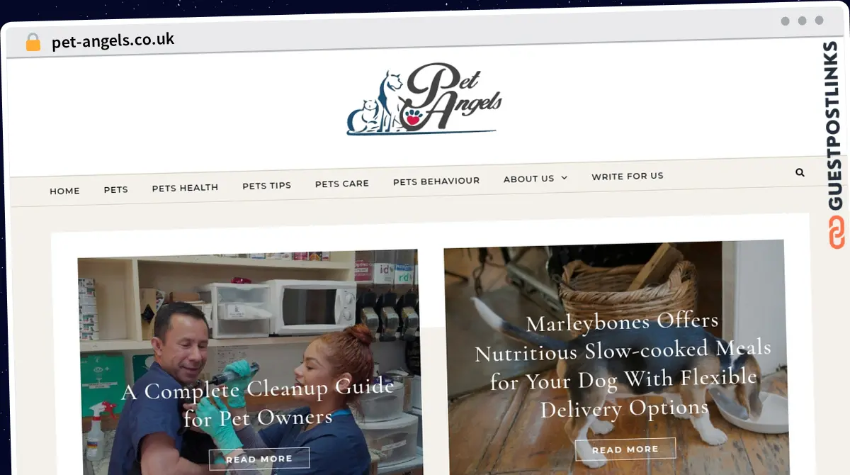 Publish Guest Post on pet-angels.co.uk