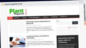 Publish Guest Post on plants-magazine.co.uk