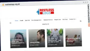 Publish Guest Post on restlesslegs.org.uk