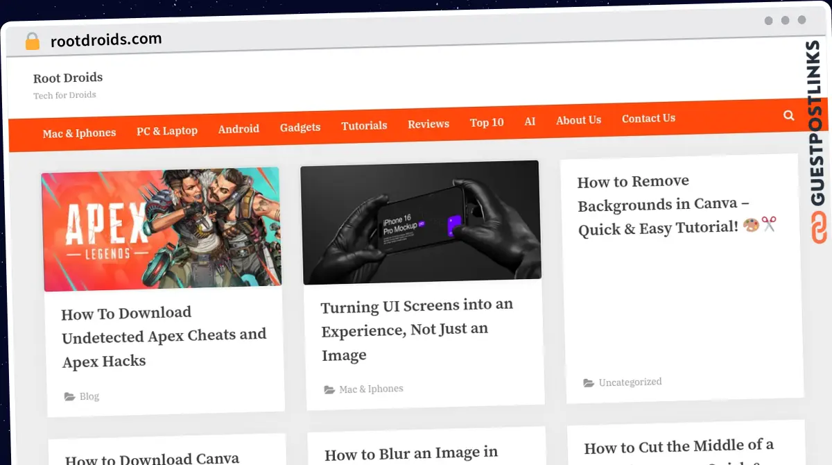 Publish Guest Post on rootdroids.com