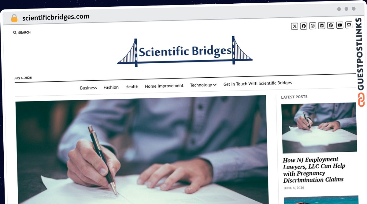 Publish Guest Post on scientificbridges.com