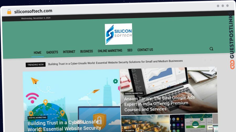 Publish Guest Post on siliconsoftech.com