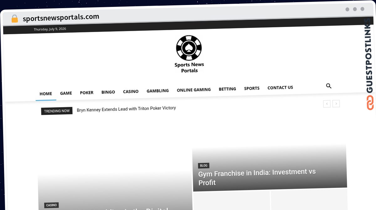 Publish Guest Post on sportsnewsportals.com