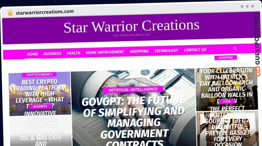 Publish Guest Post on starwarriorcreations.com