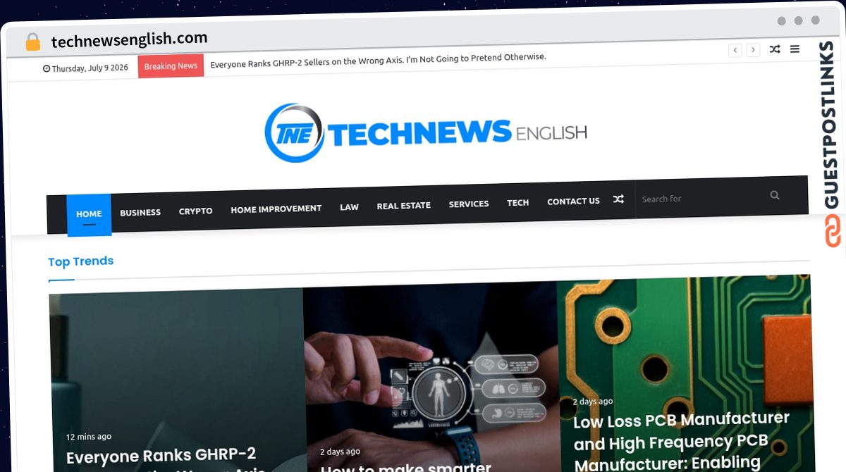 Publish Guest Post on technewsenglish.com