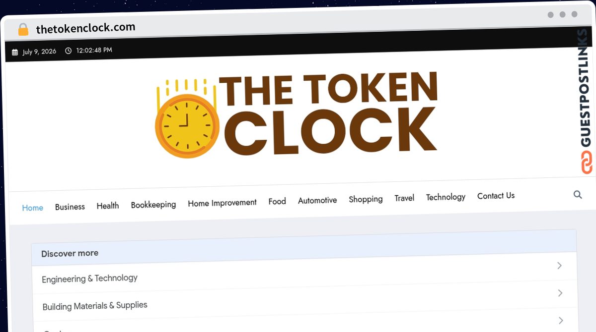 Publish Guest Post on thetokenclock.com