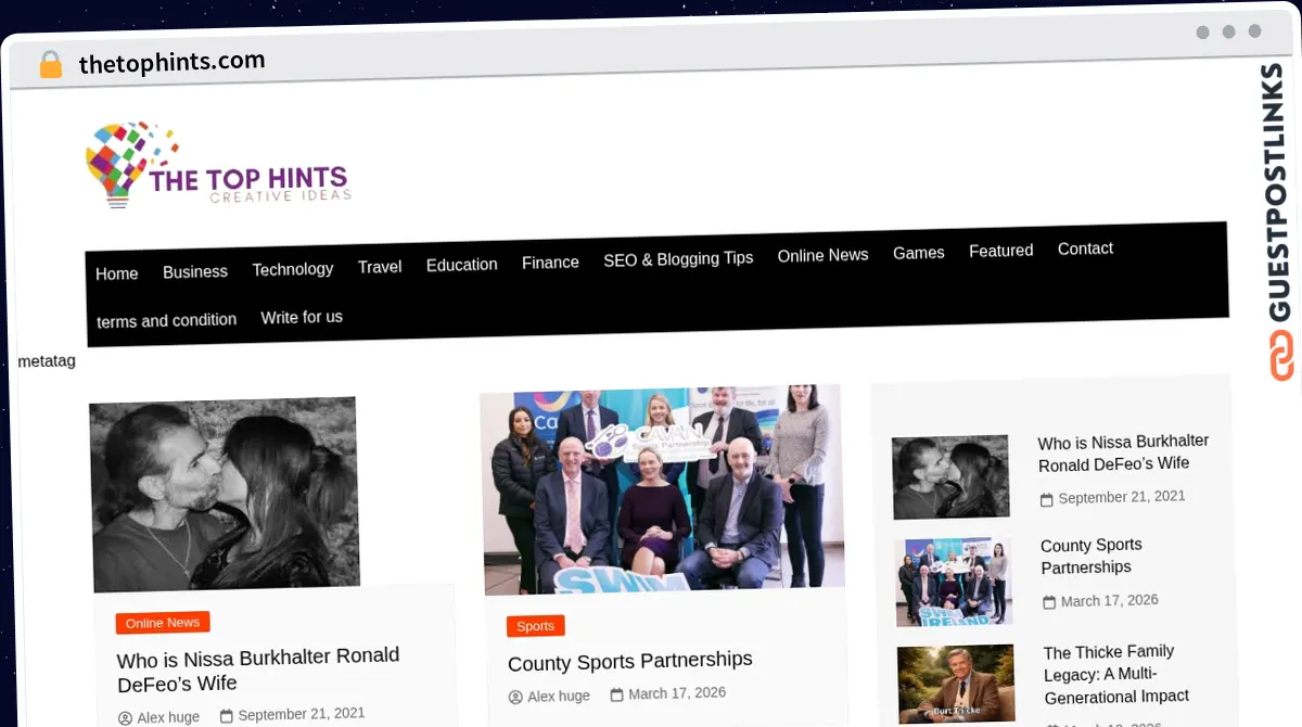 Publish Guest Post on thetophints.com