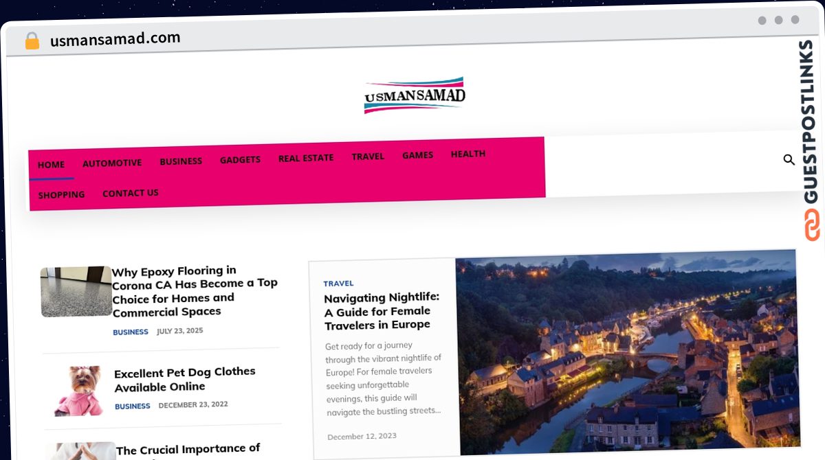 Publish Guest Post on usmansamad.com
