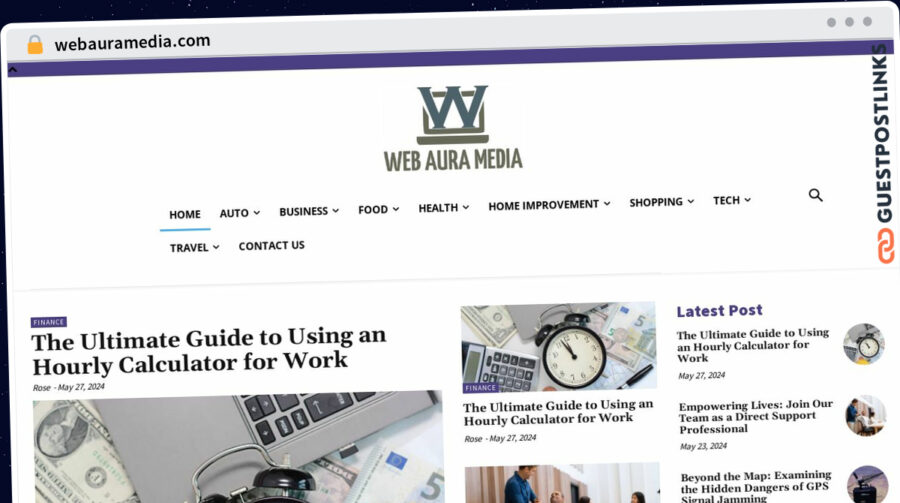 Publish Guest Post on webauramedia.com