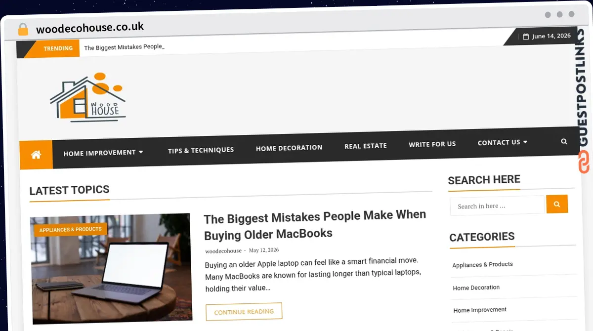 Publish Guest Post on woodecohouse.co.uk