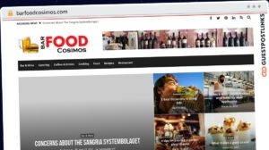 Publish Guest Post on barfoodcosimos.com