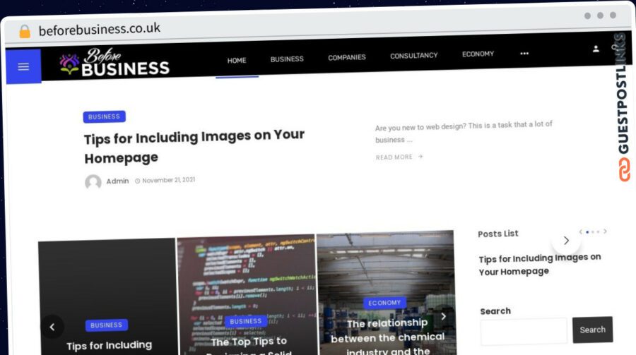 Publish Guest Post on beforebusiness.co.uk