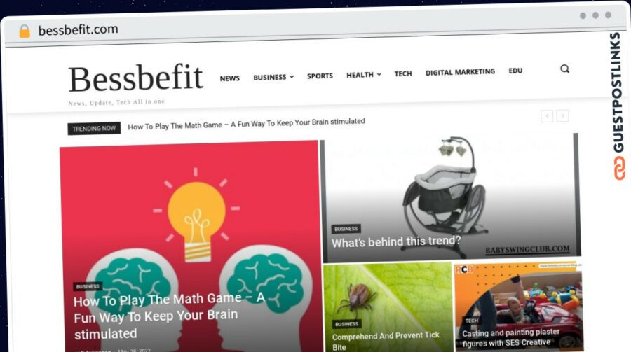 Publish Guest Post on bessbefit.com