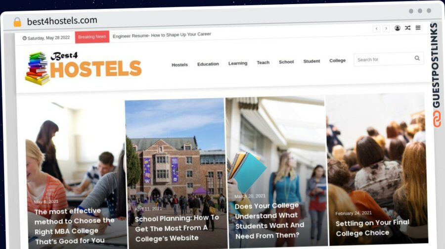 Publish Guest Post on best4hostels.com