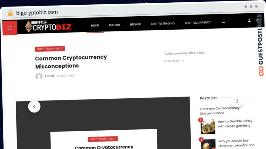 Publish Guest Post on bigcryptobiz.com