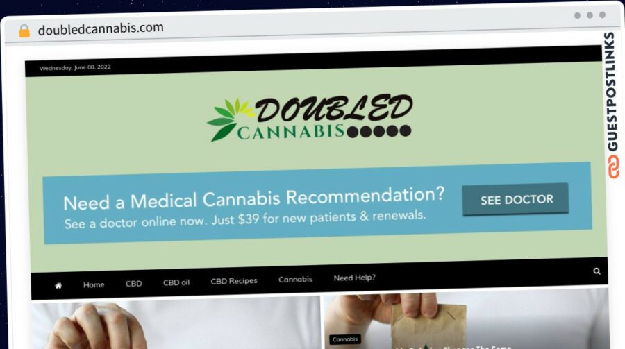 Publish Guest Post on doubledcannabis.com