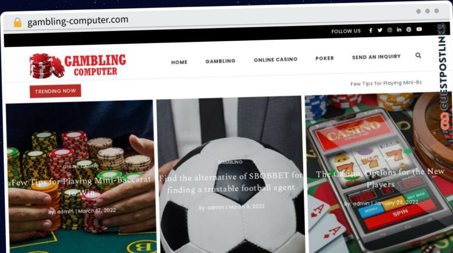 Publish Guest Post on gambling-computer.com