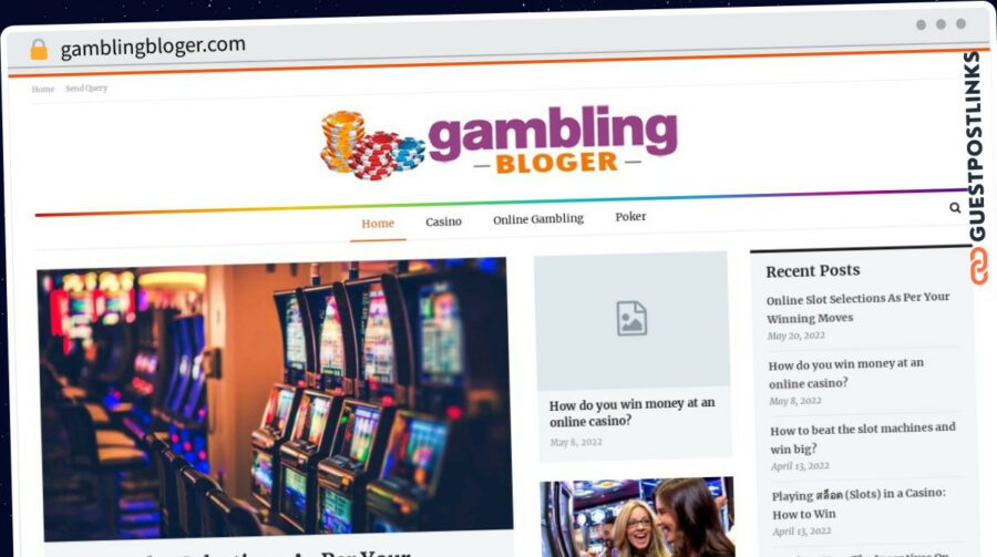 Publish Guest Post on gamblingbloger.com