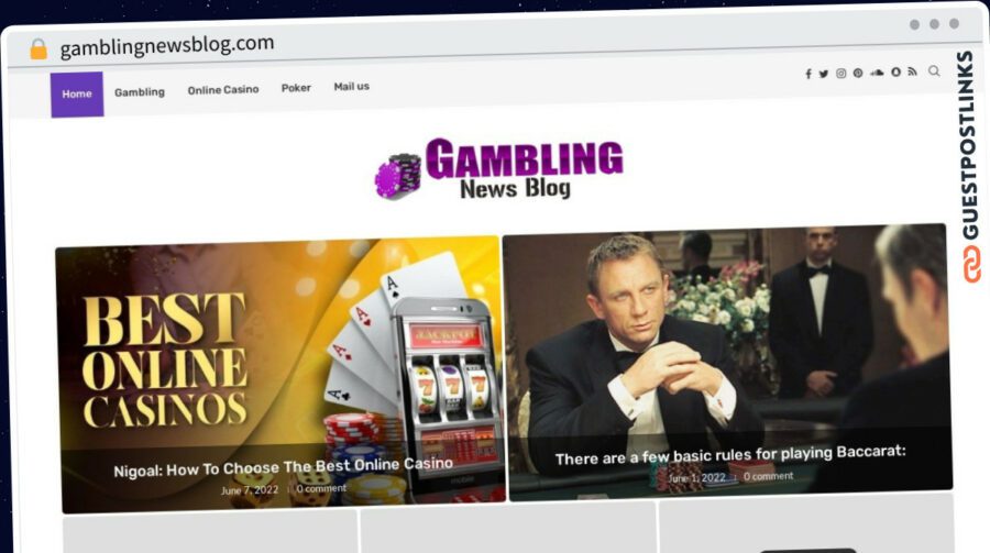 Publish Guest Post on gamblingnewsblog.com