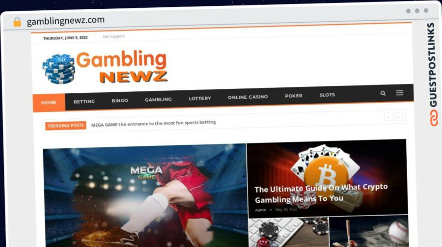 Publish Guest Post on gamblingnewz.com