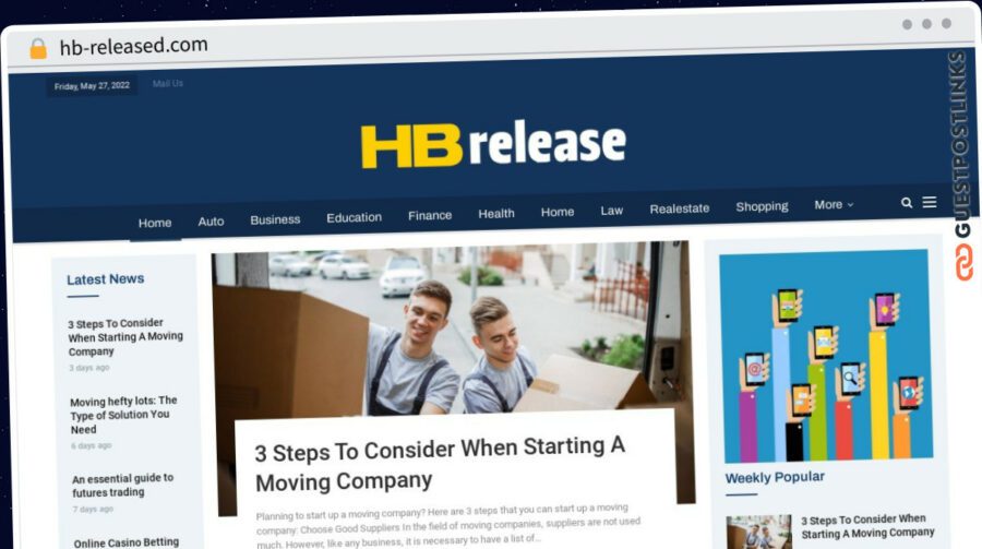 Publish Guest Post on hb-released.com