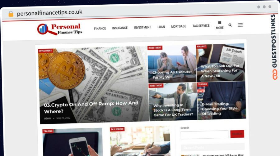 Publish Guest Post on personalfinancetips.co.uk