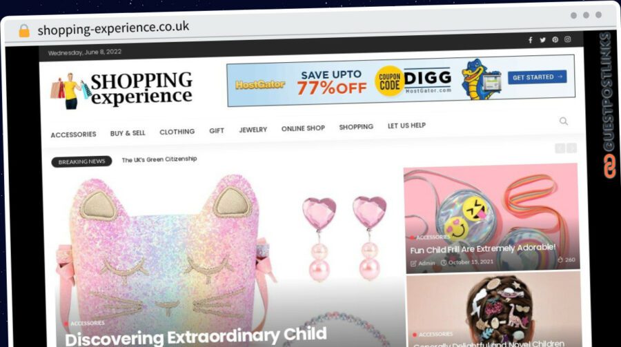 Publish Guest Post on shopping-experience.co.uk