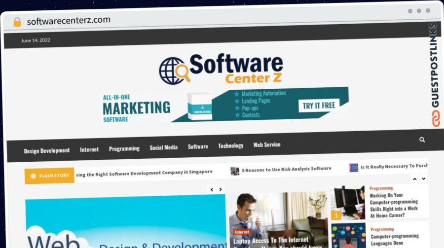Publish Guest Post on softwarecenterz.com