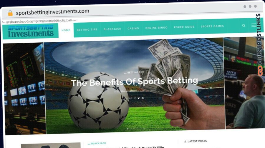 Publish Guest Post on sportsbettinginvestments.com