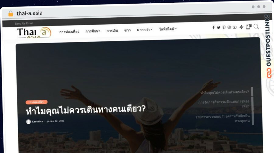 Publish Guest Post on thai-a.asia
