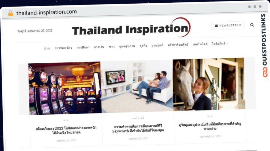 Publish Guest Post on thailand-inspiration.com
