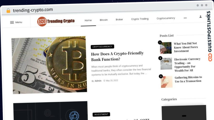 Publish Guest Post on trending-crypto.com