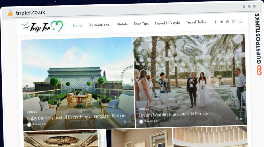Publish Guest Post on tripter.co.uk