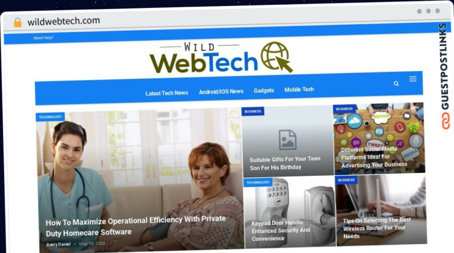 Publish Guest Post on wildwebtech.com