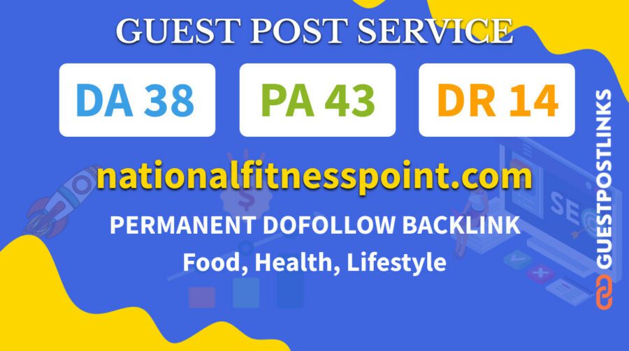 Buy Guest Post on nationalfitnesspoint.com