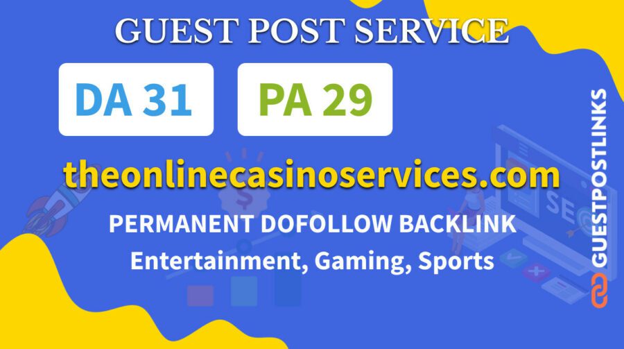 Buy Guest Post on theonlinecasinoservices.com