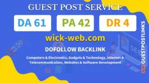 Buy Guest Post on wick-web.com