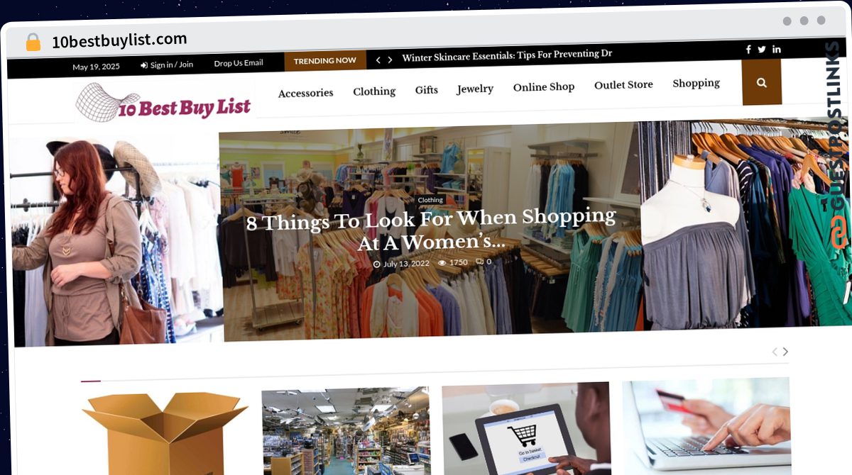 Publish Guest Post on 10bestbuylist.com