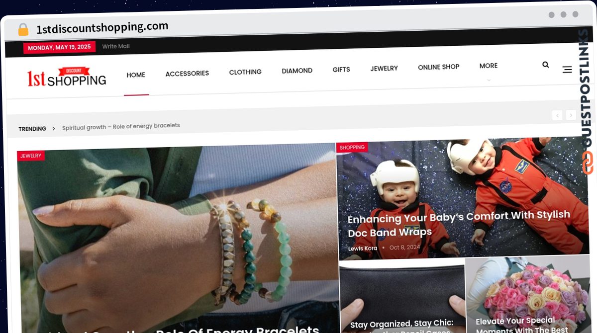 Publish Guest Post on 1stdiscountshopping.com