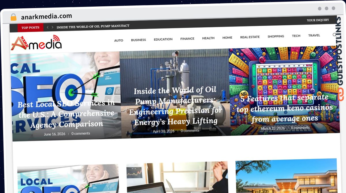 Publish Guest Post on anarkmedia.com