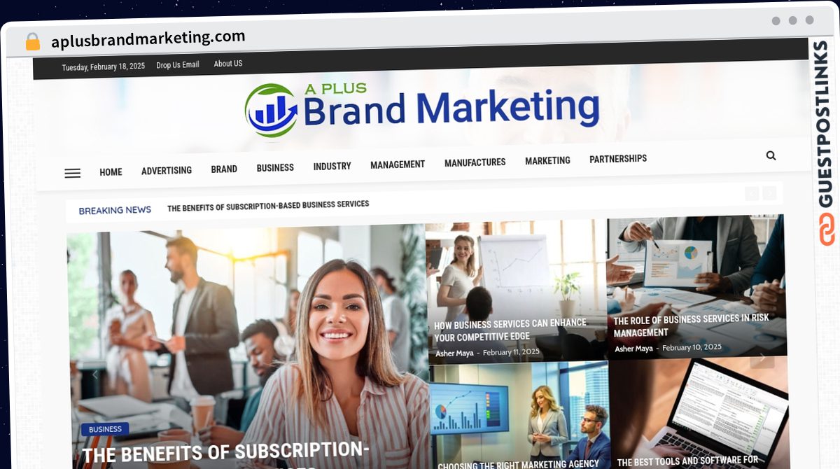 Publish Guest Post on aplusbrandmarketing.com