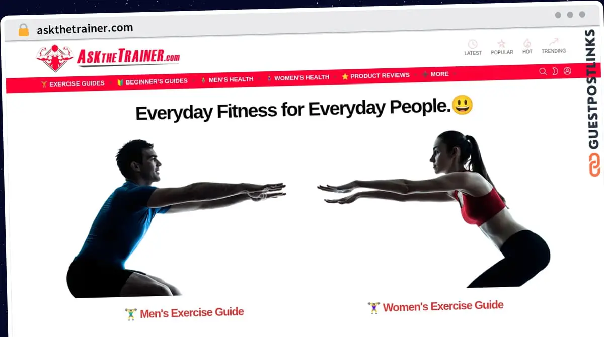 Publish Guest Post on askthetrainer.com