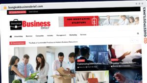 Publish Guest Post on bangkokbusinessbrief.com