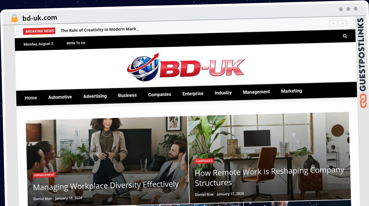 Publish Guest Post on bd-uk.com